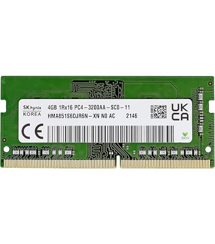 Samsung 4GB DDR4 3200MHz PC4-25600 1.2V 1R x 16 SODIMM Laptop RAM